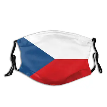 

The Flag Czech Republic Non-Disposable Face Mask with filter Dust Mask Protection Cover Respirator Mouth Muffle