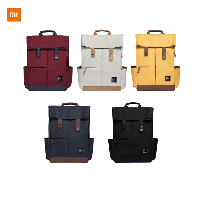 Xiaomi Mijia 90fun рюкзак для отдыха Ipx4 водоотталкивающий большой емкости ранец 14/15. 6 дюймов сумка унисекс умные аксессуары