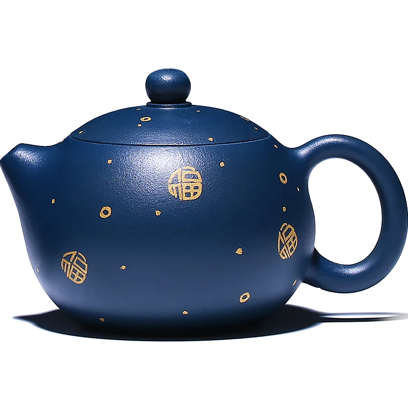 Yixing are recommended by pure manual undressed ore ink chlorite teapot tea suits the colour of household xi shi pot