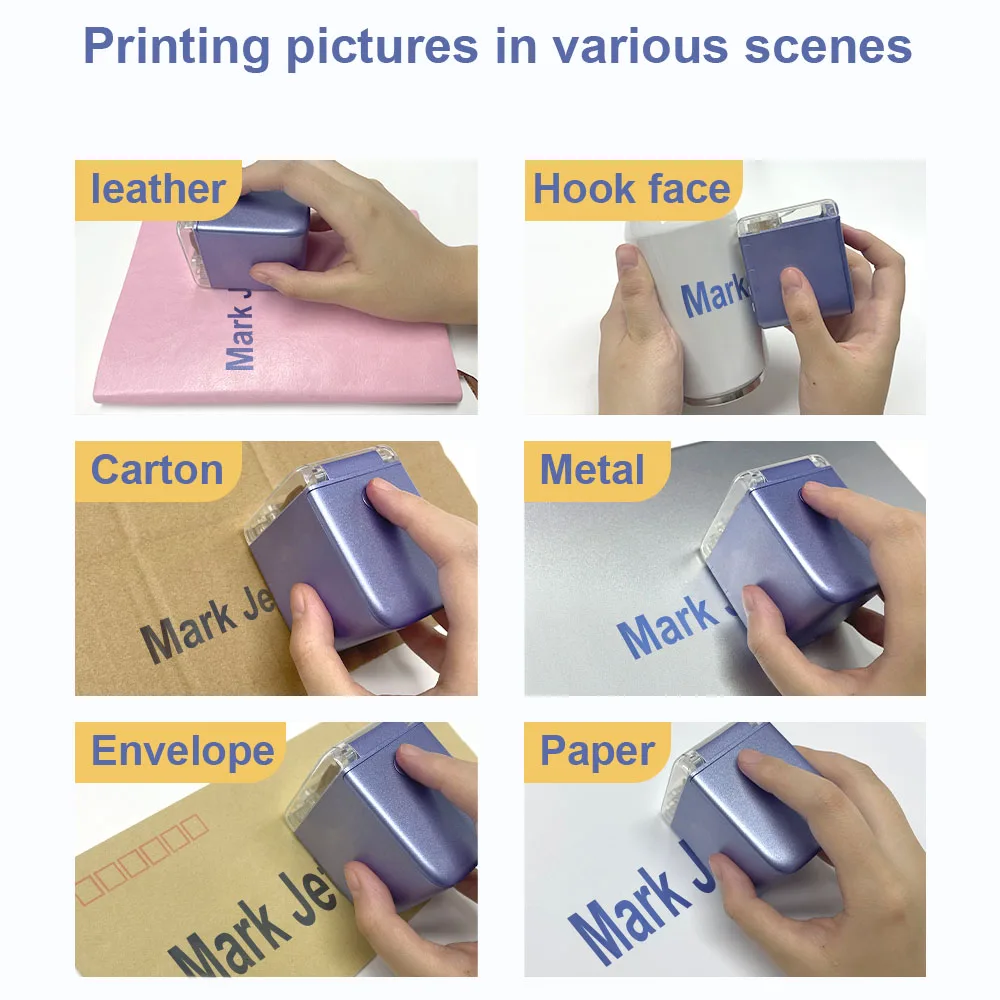 Inkjet Handheld Printer Portable Mobile Mini Color Printers Customized Code Label Symbol Pattern