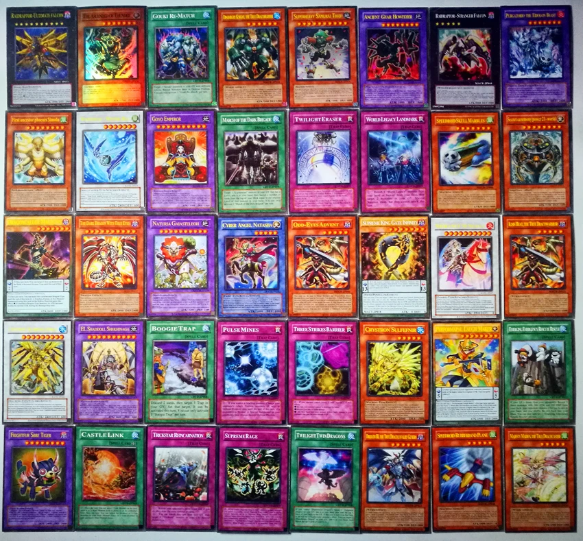 49 шт. карты Yu-Gi-Oh! игровые карты Классическая игра юджиох английские карточки коробки коллекция карт детский игровой карточки для настольных игр Игрушки