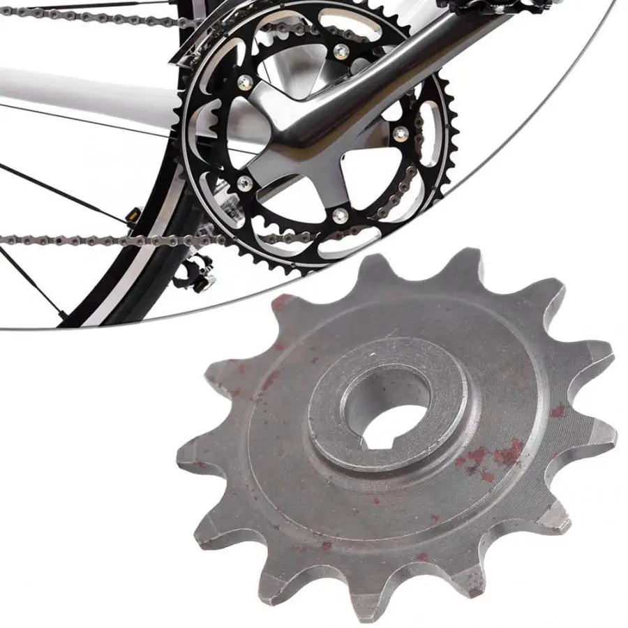 Bike Chainring Universal 13 Teeth Pinion Gear Motor Bicycle Chain Wheel 13 Teeth Sprocket for Ordinary Bicycle Bicycle parts