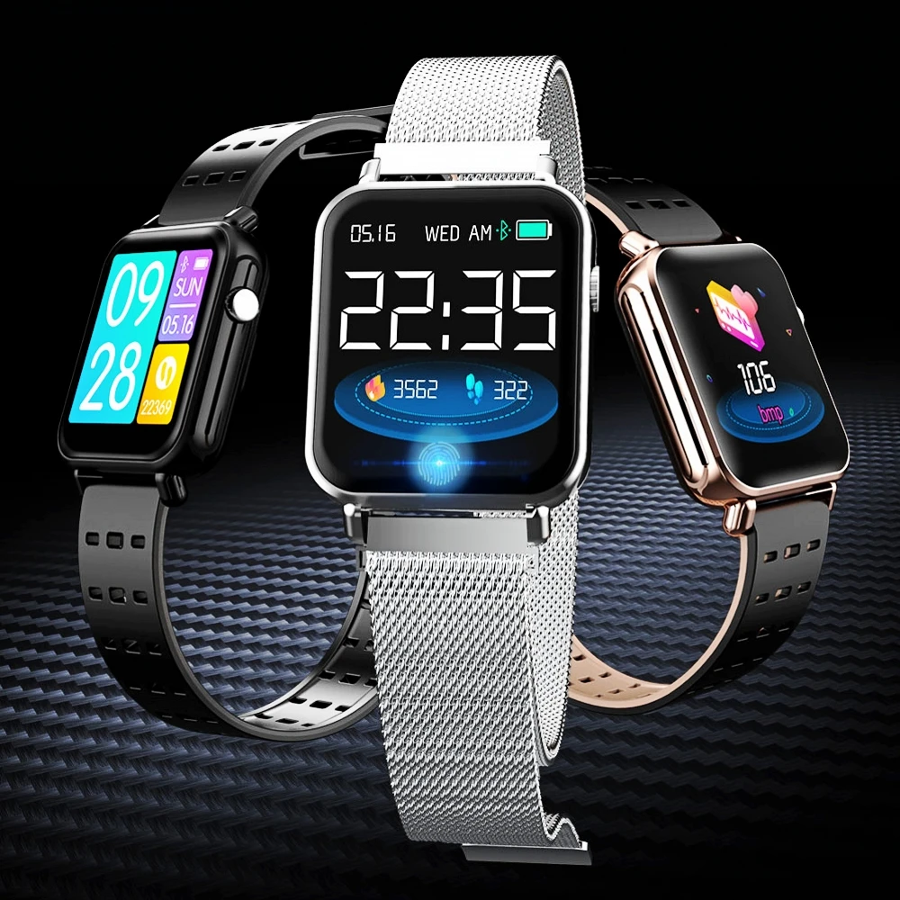  Robotsky Y6 pro Smart Watch Fitness Tracker Heart Rate Blood Pressure Smart Bracelet Waterproof Spo - 4000132641083