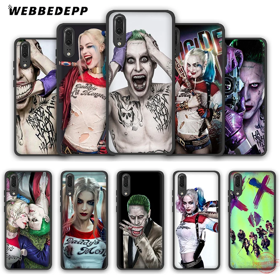 WEBBEDEPP Харли Квинн Отряд Самоубийц мягкий чехол для Huawei P Smart Z Plus 2018 2019 &amp Y6 Y7 Y9 Prime V20