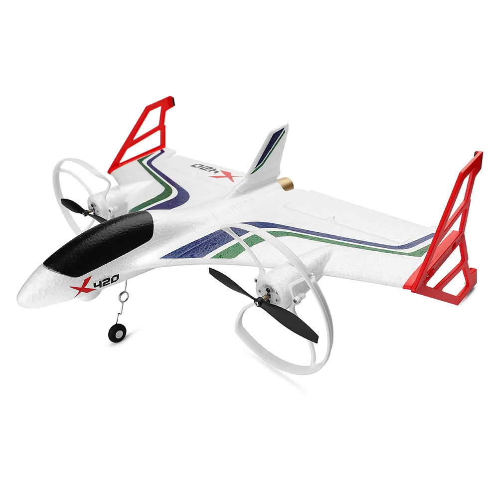 

X420 Outdoor Transmitter Toys 3D Aerobatic RC Airplane Drone EPP Kids 2.4G 6CH Landing Vertical Takeoff Mini Aircraft FPV
