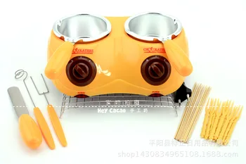 

family chocolate melting machine chocolate fondue fondue set hot chocolate machine wax melter candy melts tank