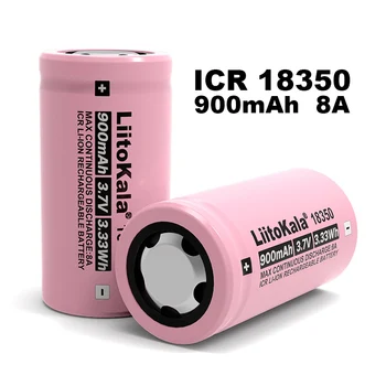 

2020 Liitokala ICR 18350 lithium battery 900mAh rechargeable battery 3.7V power cylindrical lamps electronic cigarette smoking