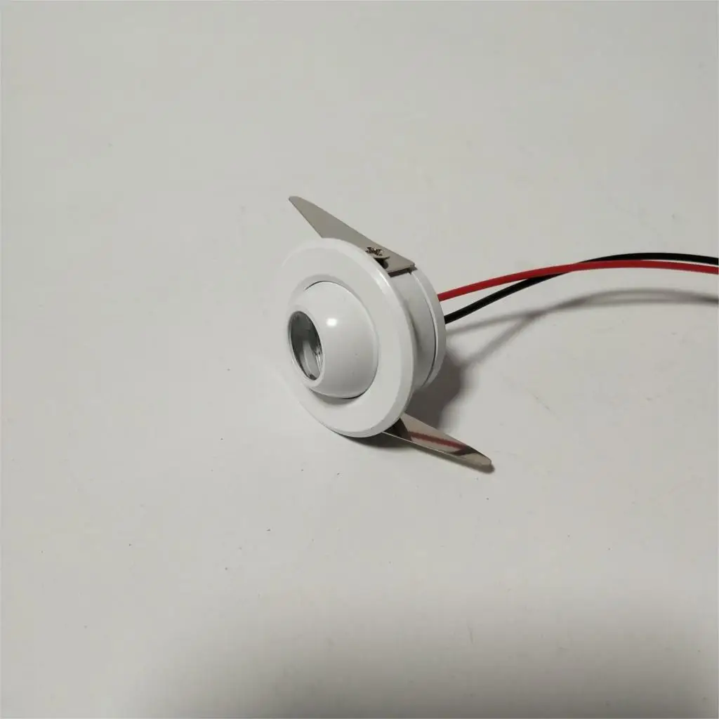 Универсальный hole32mm 85-265v 1w3w вниз светильник для шкафа и читального зала 360 Регулируемый мини Светодиодный точечный светильник
