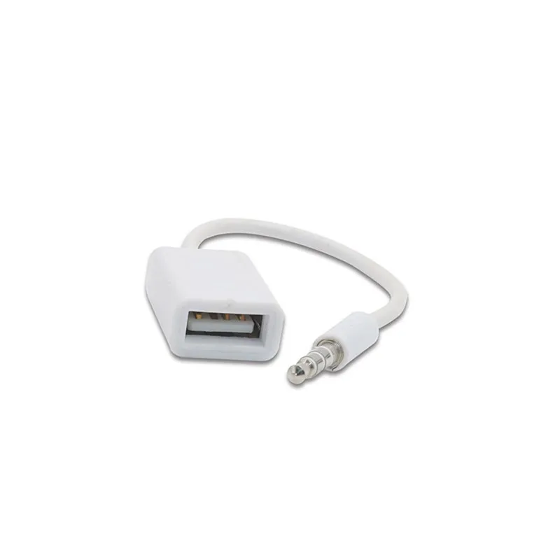 Автомобильный MP3 3 5 мм AUX аудио соединительный кабель разъем для USB 2 0 Женский