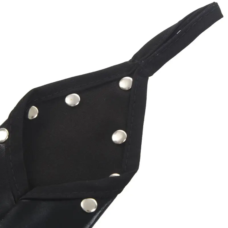 1 пара Glam Arm Warmer Goth Wet Look блестящие металлические перчатки без пальцев Клубная одежда костюм, черный