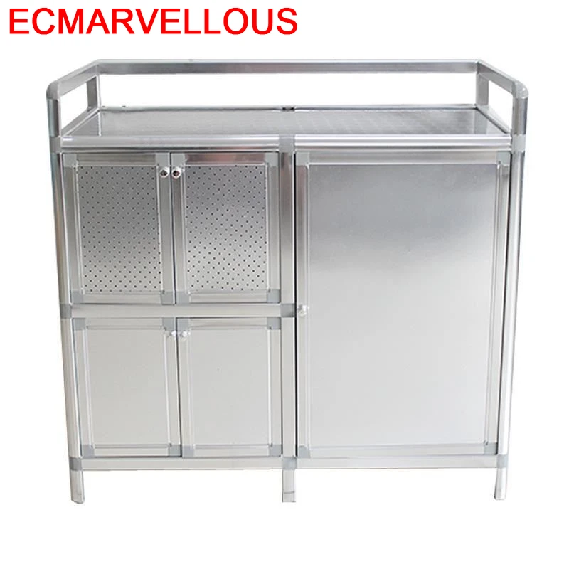 

Moveis Sala De Jantar Mueble Aparador Side Tables Aluminum Alloy Cabinet Cupboard Kitchen Furniture Meuble Buffet Sideboard