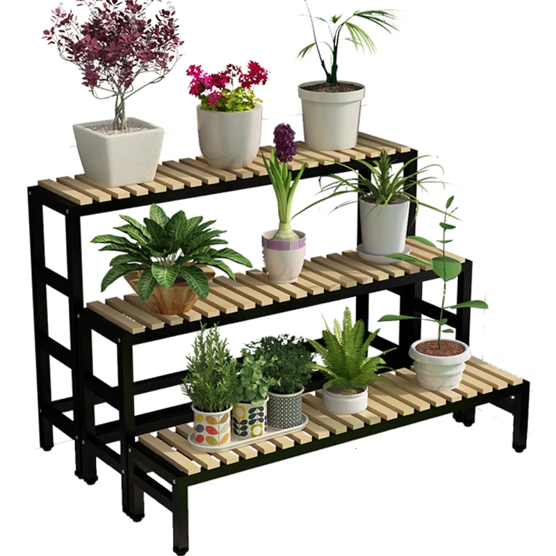 

Art Rack Household To Ground Flower Rack Balcony A Living Room Meaty Botany Flowerpot Frame Ladder Province Space Flower Rack