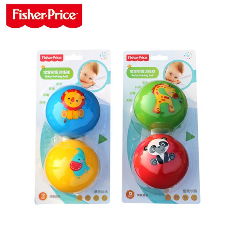 FISHER-PRICE F0903 детский мяч для начальной школы, цветной когнитивный мячик для раннего образования, массажный мягкий мяч, игрушка