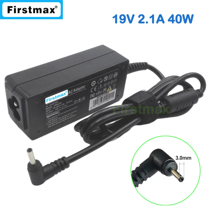 

AC Adapter 19V 2.1A 40W charger for Samsung ATIV Book 7 NP740U3E BA44-00278A BA44-00279A PA-1400-14 Laptop Power Supply