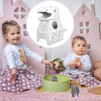 

1pc Educational Toy DIY Doodle Toy Creative Drawing Paper Doll Assemble Animal Puzzle for Girls Children Boys Kids