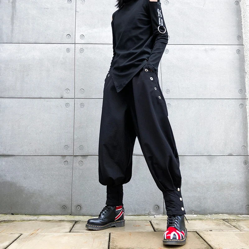 SuperAen Casual Pants Women New Autumn and Winter Harem Pants Female Solid Color Wild Cotton Fashion Ladies Pants
