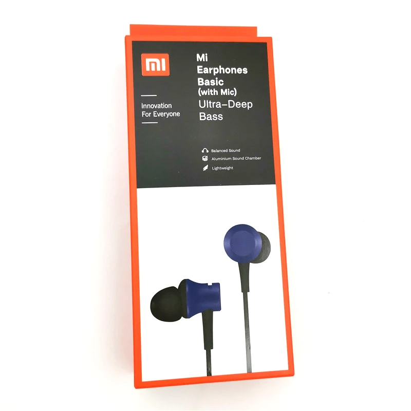 blue Официальный xiaomi piston 3 наушники-вкладыши свежая Молодежная версия 3,5 мм наушники-вкладыши с проводным управлением с микрофоном - Цвет: blue