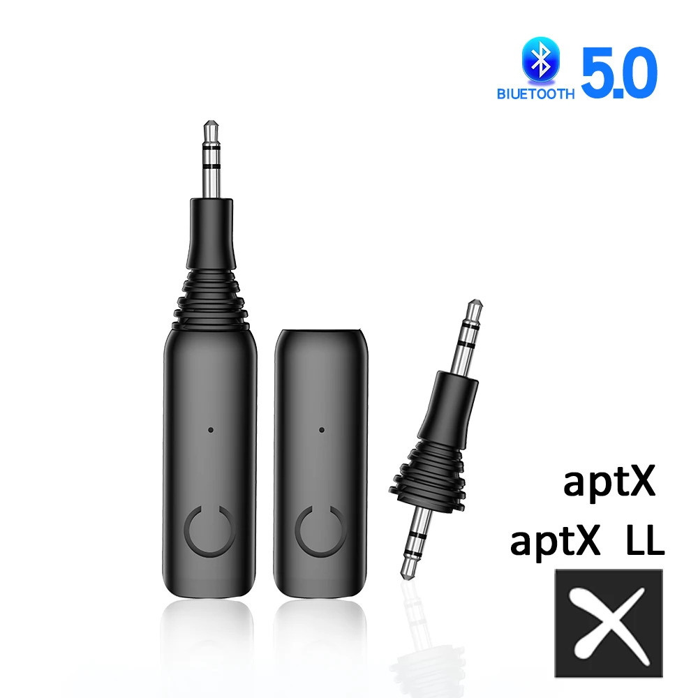 Wireless Bluetooth 5 0 Car Kit Mini 3 5mm Jack AUX Handsfree Stereo Music Audio Receiver Adapter for Car Headphone Speaker