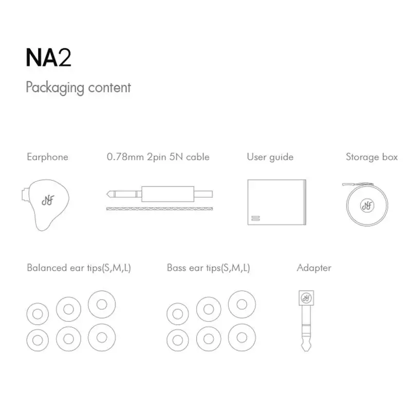 NF Audio NA2 Dual Cavity Dynamic In ear Monitor