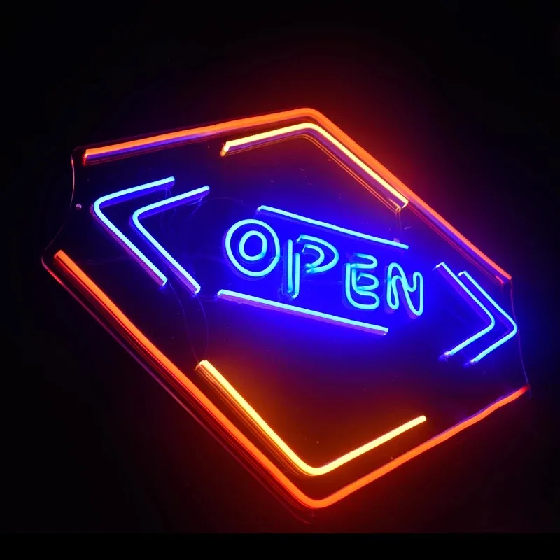 "OPEN" Neon Sign LED Light Bar Club Shop Store Decor light UK plug 