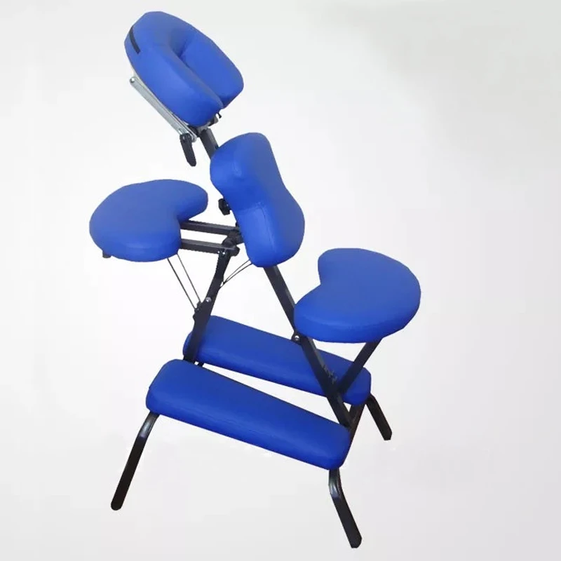 Коммерческий салон мебель портативное массажное кресло массажный стол спа складное тату кресло белый черный кожа и железо металл