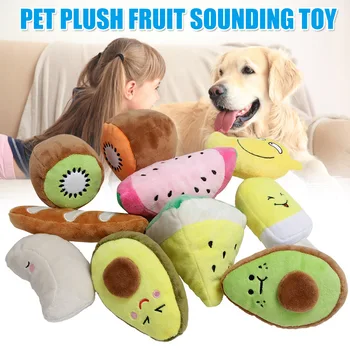 

Pet Soft Plush Toys Dog Squeaky Toys with Inside BB Sound Stuffed Cotton for Cats Dogs Bite Training Sporting Interaction JS23