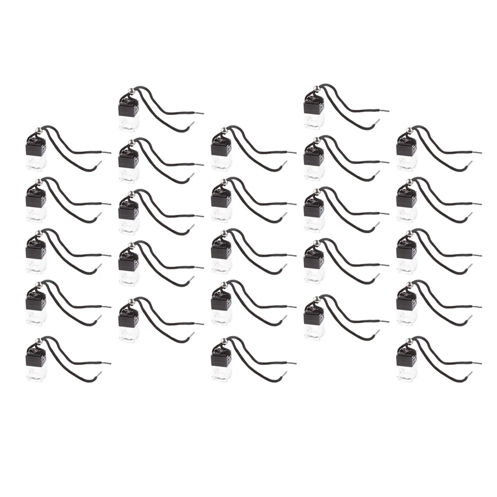 25pcs Perfume Diffuser Bottle Pendant Hanger Car Hanging Ornament Car Bedroom Decor