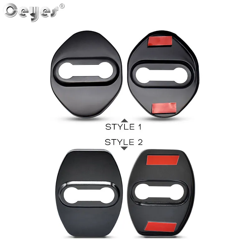 Car Door Lock Covers 4pcs For Toyota Chr Daihatsu Mazda Honda Mugen Lexus
