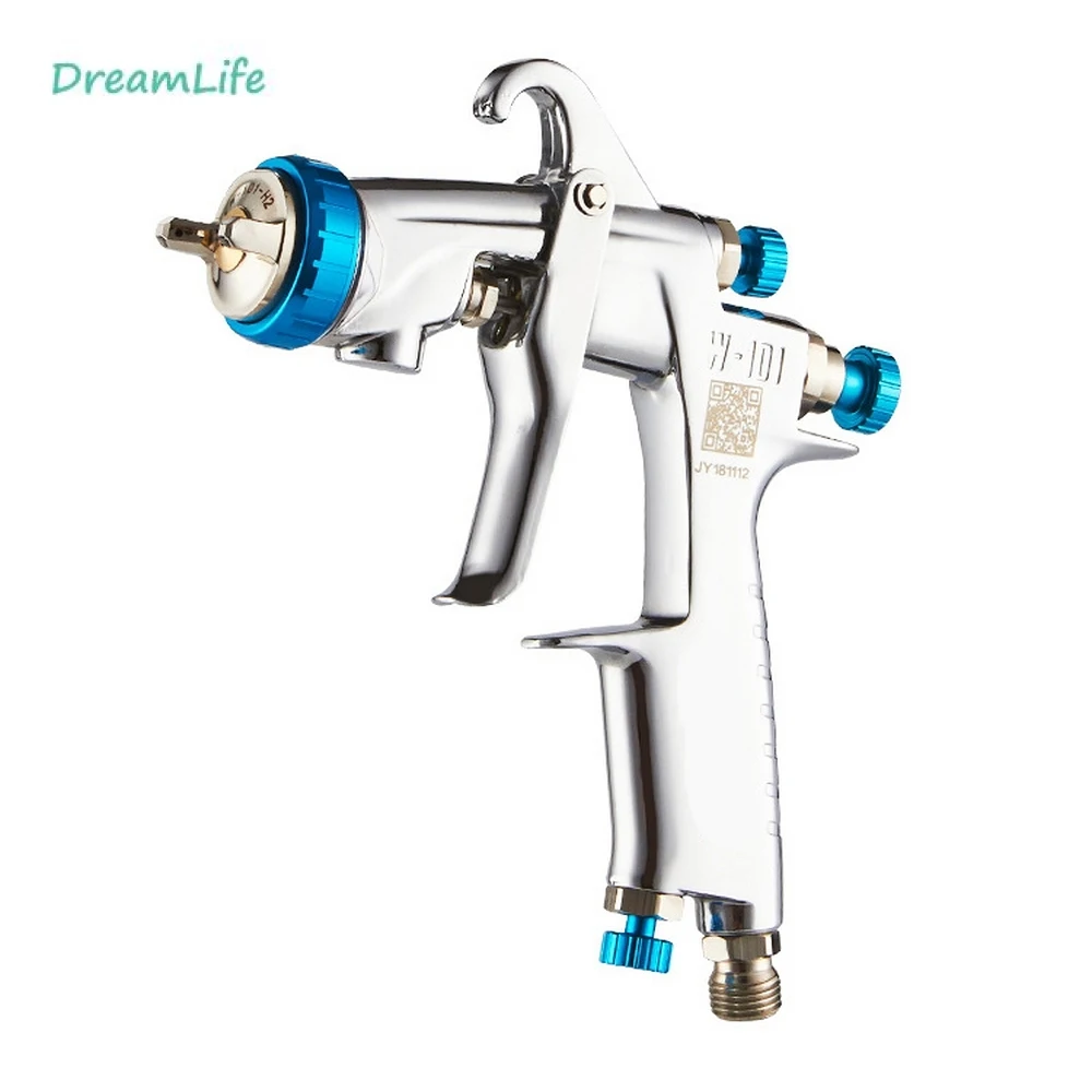 

400ml Cup Spray Gun Hand Manual Spray Gun 0.8/1.0/1.3/1.5/1.8mm Sprayer Air Gun Painting Power Tools Stainless Steel Hand Tools