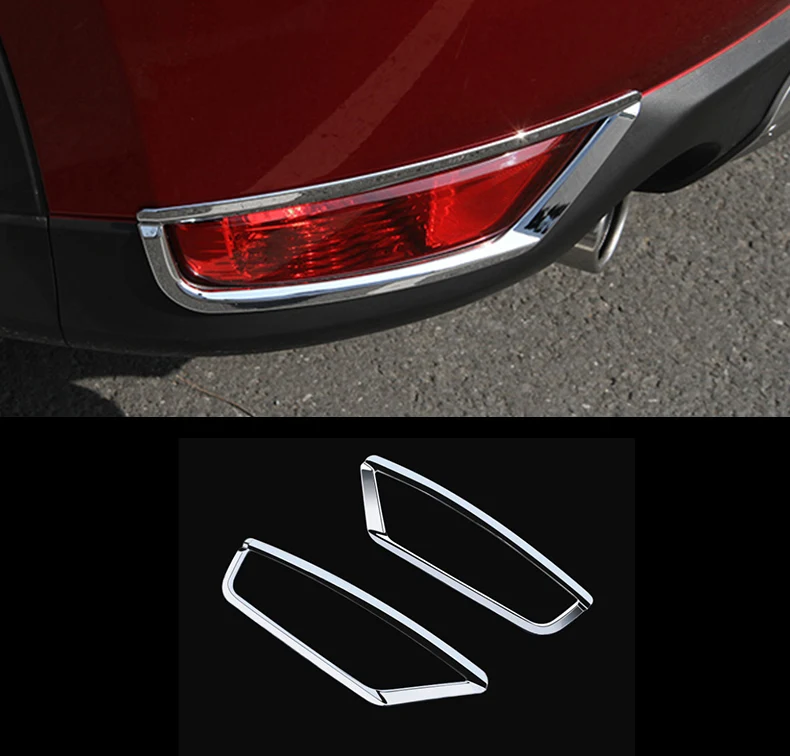 ABS хромированные автомобильные задние противотуманные фары колпачки для фар