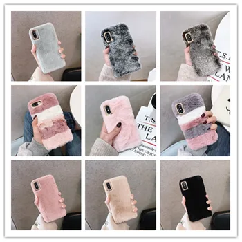 

Case For Xiaomi Redmi Note 8T 8 Pro 7 6 K30 K20 Redmi 8A 8 7 Y3 6A 6 5A 5 Plus GO 4 3 4x 4A Colorful Rabbit Fur Cover