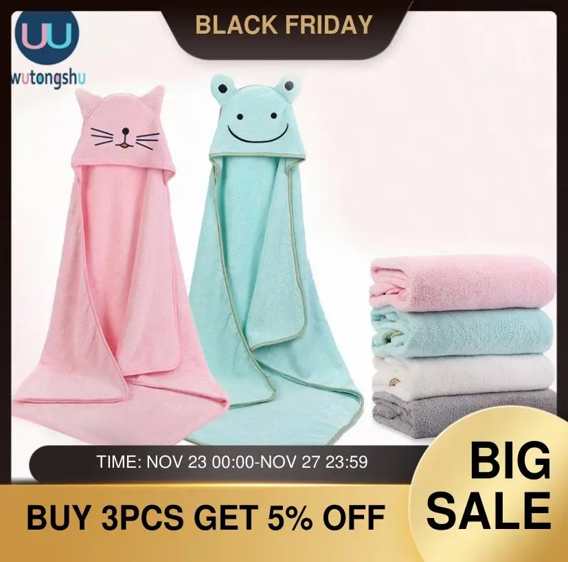 

Baby Bath Towel Bebe Toalla 90*90cm Cute Animal Cartoon Hood Infant Towels Blanket Newborn Baby Hooded Towel Infant Towel