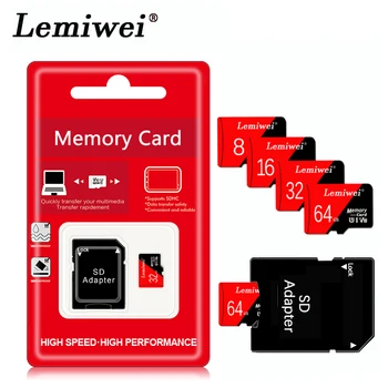Tarjeta de memoria microsd Clase 10, 8GB, 16GB, 32GB, 64GB, 128GB, Mini unidad flash, Tarjeta TF de alta velocidad para teléfono