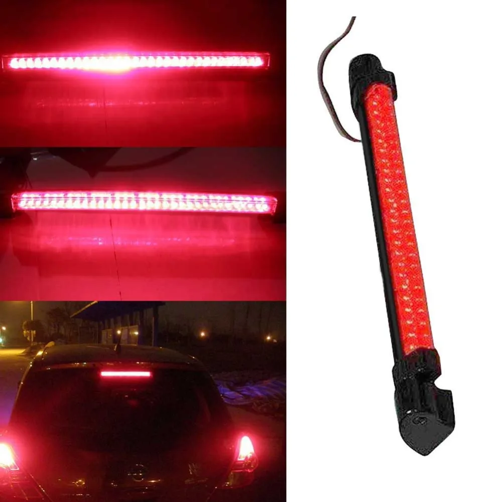 Universal 24LED 12V Red Car LED terza luce di Stop barra di segnalazione di parcheggio posteriore lampada di arresto per montaggio su camion - Image 2