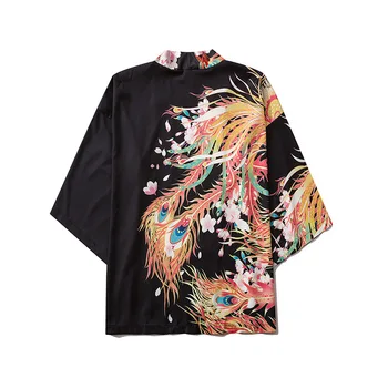 

Japanese Kimono Asian Yukata Women Harajuku Tops Japanese Traditional Orient Ethnic Cardigan Kimonos Unisex Thin Loose Blouses