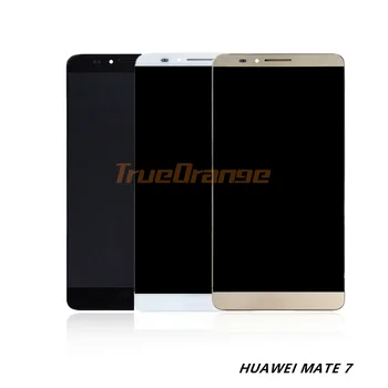 

Original 6'' Display For Huawei Mate 7 LCD Touch Curved Screen Display Digitizer Assembly With Frame Replacement