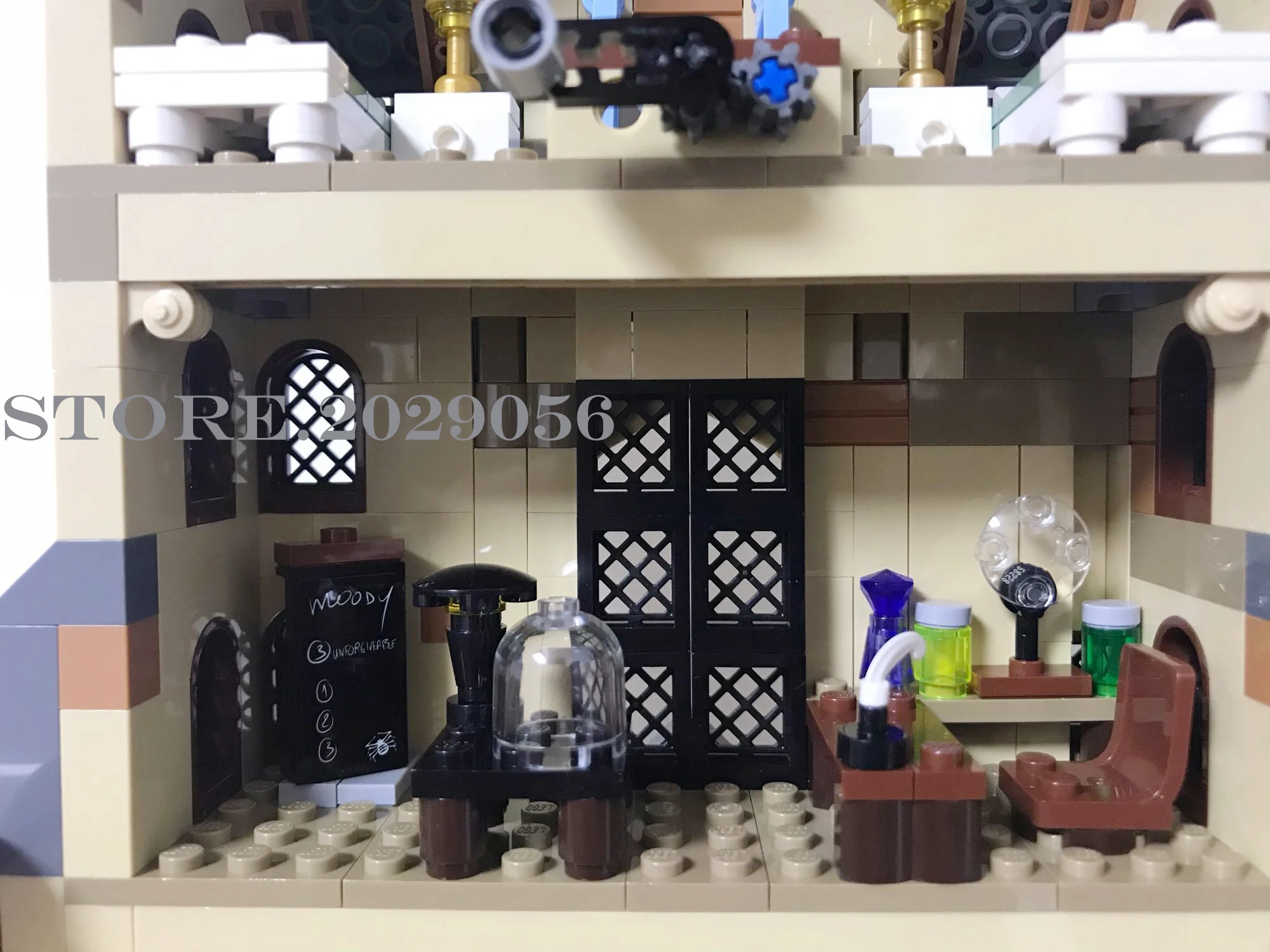 75948 H gwarts башня с часами новая модель замка из фильма Поттер строительные блоки кирпичи 922 шт. игрушки рождественские подарки
