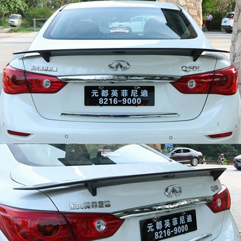 Spoiler For Infiniti Q50 Q50S Spoiler Carbon RTStyle 2015 2017 Carbon