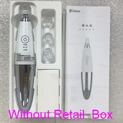 Xiaomi InFace электрический прибор для удаления черных точек вакуумное всасывание дермабразия акне пилинг для пор лица чистый уход за кожей лица Красота Инструменты - Цвет: No retail box