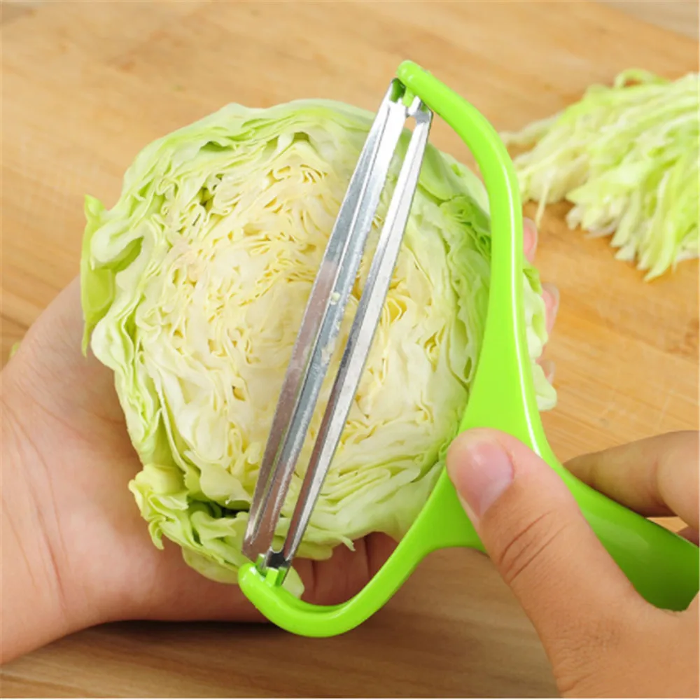 Cabbage Wide Mouth Fruit Peeler Stainless Steel Knife Kitchen Tools Salad Vegetables Peelers Kitchen Accessories