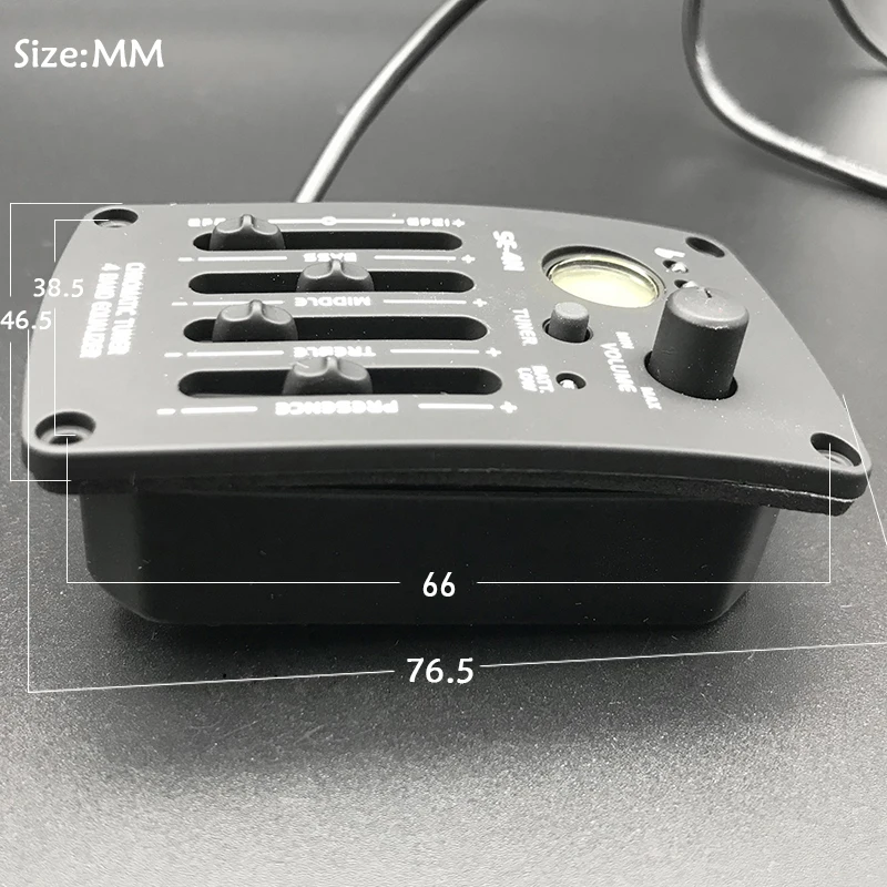 10 компл. 4/5 полосный предусилитель для акустической гитары пьезо-пикап Эквалайзер Тюнер с микрофоном Beat Board 301 YMH пикап аксессуары для гитары