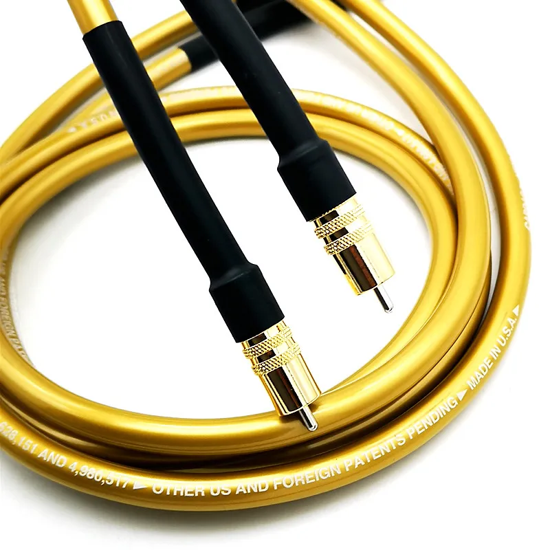 

CARDAS 5-C GOLDEN HiFi RCA Audio Cabe OFC pure copper Gold Plated 2RCA to2 RCA Audio Cable Line Wire