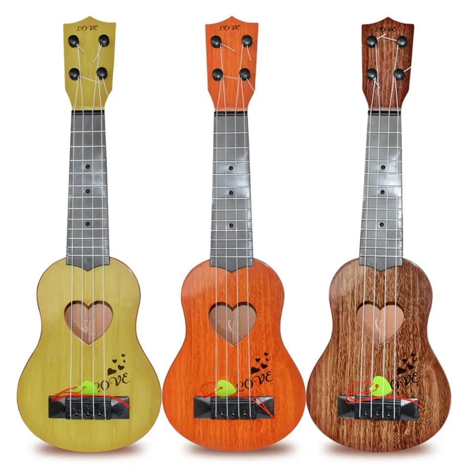 Children Mini Ukulele Simulation Guitar Colorful Musical Instruments Guitar Baby Children Music Interest Development Toys