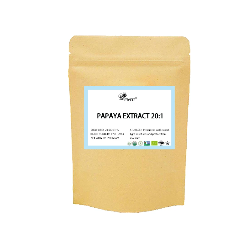Organic Papaya Extract Plant Fruit Papain Powder Skin Whitening Soap