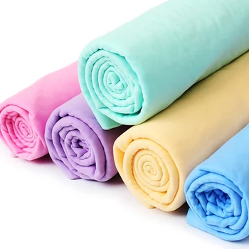 

1pc Microfiber Car Care Wash Towel Super Absorption Synthetic Suede Handkerchief Color random