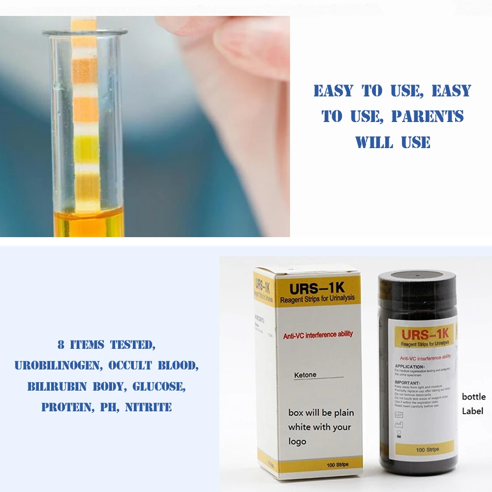 50/100PCS Ketone Strips Home Ketosis Urine Urinary Test-Atkins Diet Weight Lose Analysis Keto Strip Healthy Diet Body Test Paper