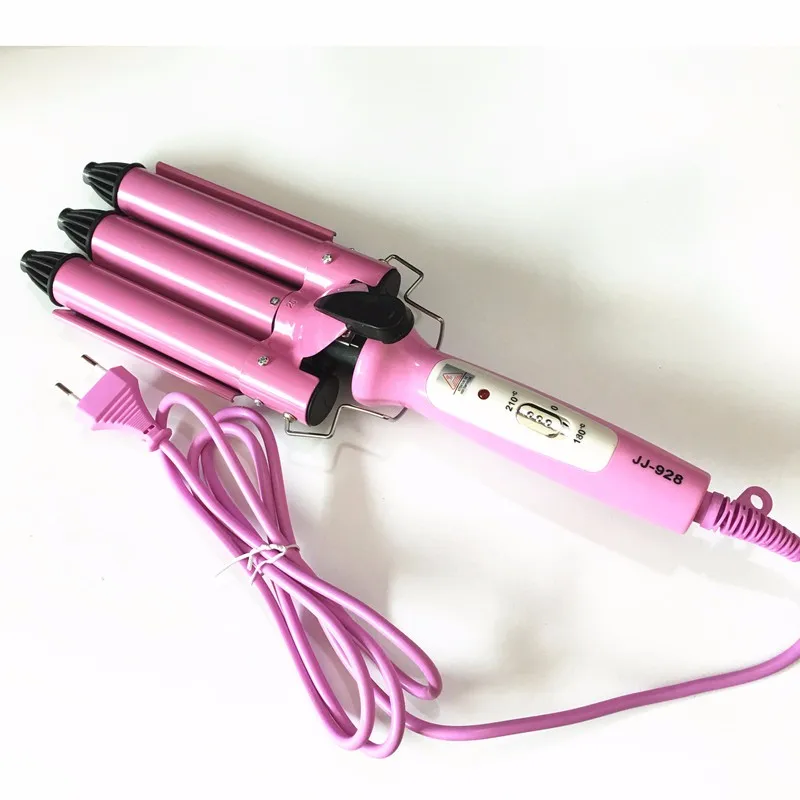 Professional Curling Iron Ceramic Triple Barrel Hair Styler Hair Waver Styling Tools 110-220V Curler Electric Curling