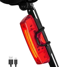Велосипед Велосипедный свет, светодиодные задние фонари безопасность заднего хвоста велосипед Передние Задние фонари набор толкающий цикл клип свет перезаряжаемый свет
