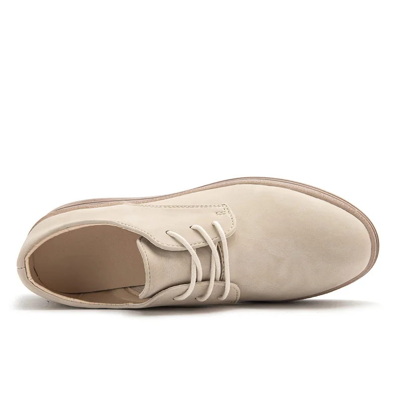 EOFK/Женская обувь на плоской подошве; Новинка; женская обувь на толстой подошве в стиле ретро на толстой подошве со шнуровкой; Женская обувь в винтажном стиле