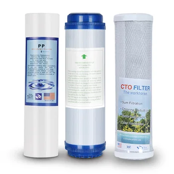 

Water Purifier Filter Element Universal Household 10-Inch Front Level Three Reverse Osmosis Water Purifier Filter Set Factory Di